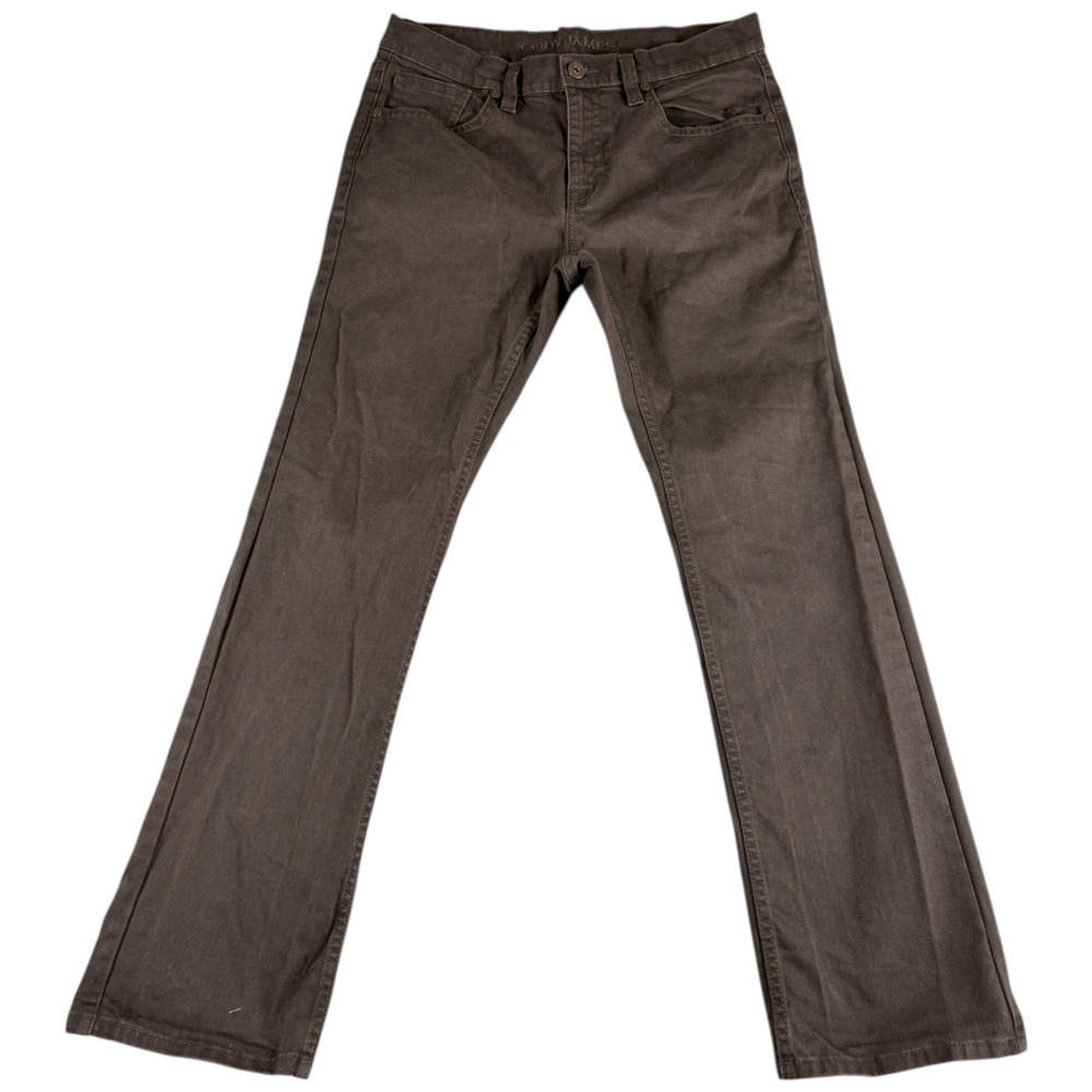 Cody James Jean Mens 34x32 (35x32) Gray Charcoal Denim Western Straight Leg Work